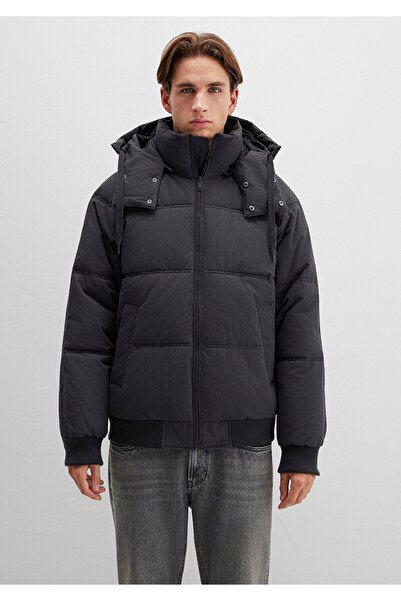 Mavi Hooded Anthracite Jacket Oversized / Wide Cut 0110553-88170
