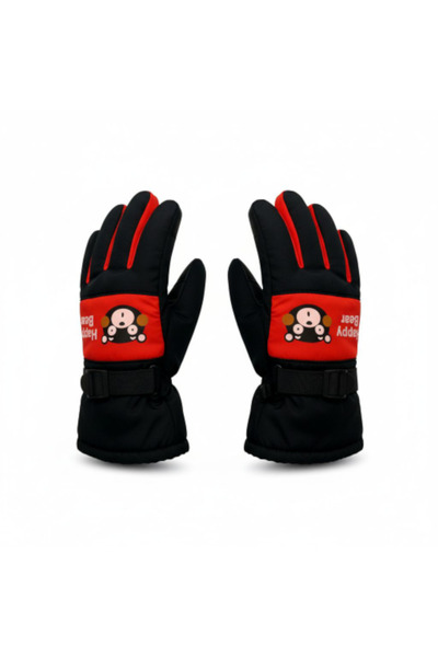 Mustran قفازات التزلج والثلج الشتوية للأطفال - موديل يحافظ على الدفء، مبطنة ب...