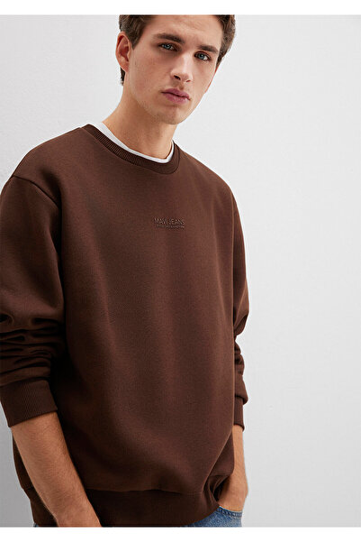 Mavi Jeans Detailed Brown Sweatshirt 0S10586-88067