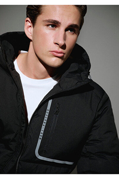 Mavi Αδιάβροχο K με κουκούλα Μαύρο Παλτό 0110463-900