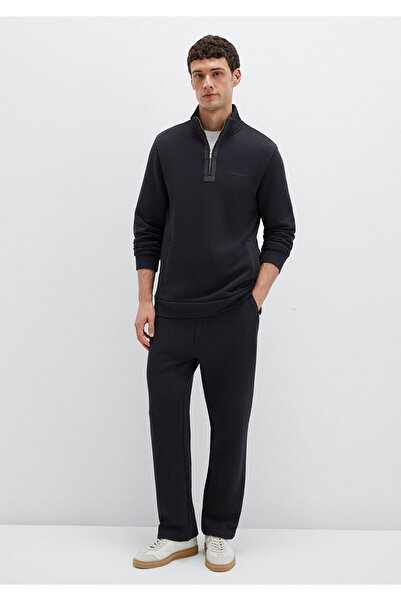 Mavi Semi-Zip Black Sweatshirt 0S10477-900