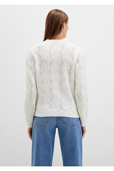 Mavi Crew Neck Ecru Sweater Regular Fit / Regular Cut 1710799-70057