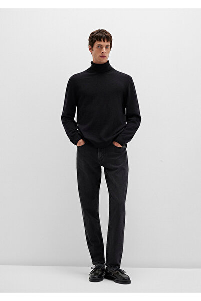 Mavi Wool Blend High Neck Black Sweater Regular Fit / Regular Cut 0710372-900