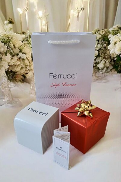 Ferrucci Brand Cut Glass Women's Wrist Watch Bracelet