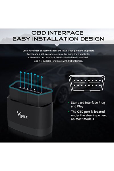 Vgate Tester diagnoza auto multimarca universal iCar Pro 2S Bluetooth iOS/Android/Windows coduri eroare