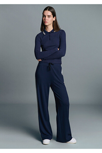 Mavi ριγέ Παντελόνι Navy Blue 1011061-82318