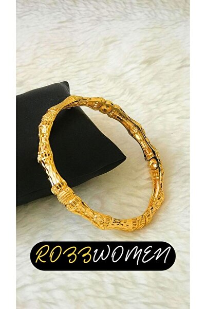 gülen dm Bilezik Altın Kaplama Dorika Model