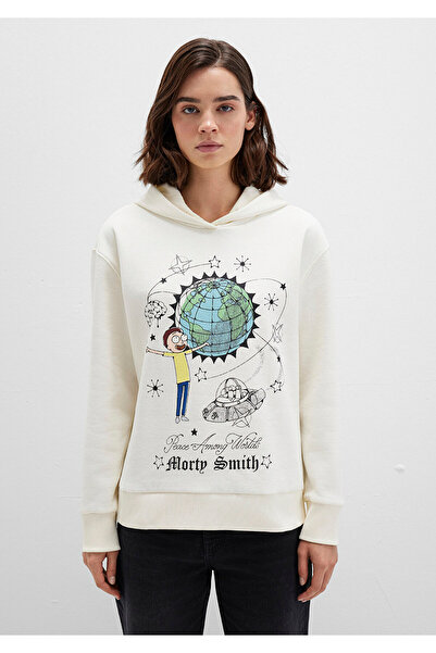 Mavi Φούτερ με στάμπα Rick And Morty 1S10468-80194