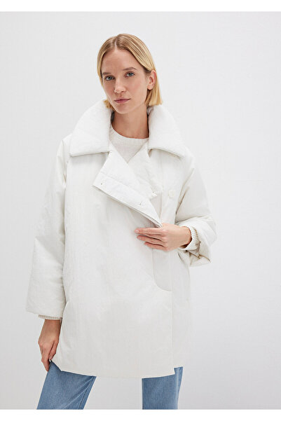 Mavi Ecru Pufferparka mit Kragen-Detail, Regular Fit / Normaler Schnitt 1110535-70052