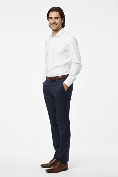 Günce Чоловічі класичні брюки з тканини лікра BGL-ST02205