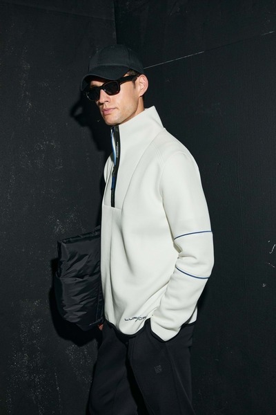 Lufian 112030191 Art Men's Sweatshirt White