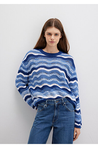 Mavi Pulover jacquard Loose Fit / Croi lejer 1710639-70758