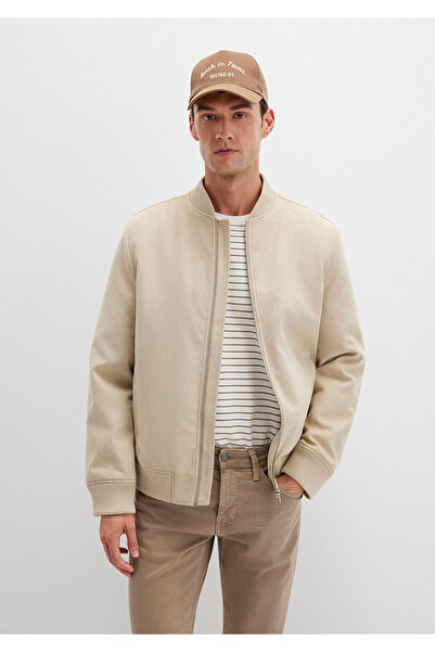 Mavi Beige Faux Leather Jacket Regular Fit / Regular Cut 0110639-70186