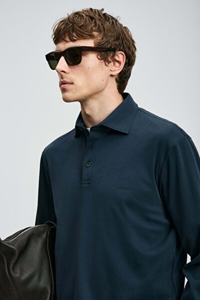 Lufian 112040044 Rocky Smart Polo Футболка Чоловіча Світшот СИНІЙ