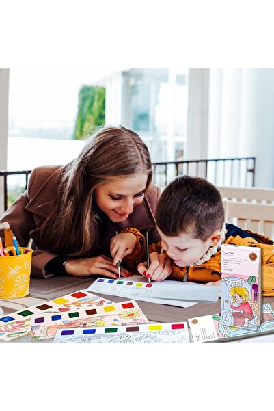 TOUCH SKETC RUZHI 5’li Boyama Kitabı Seti (Toplam 100 Sayfa)