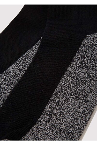 Mavi М Лого отпечатани унисекс чорапи СИВИ