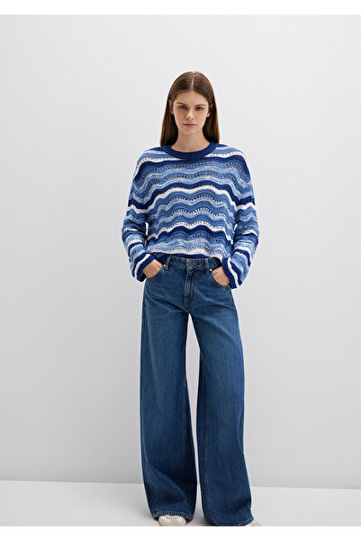 Mavi Pulover jacquard Loose Fit / Croi lejer 1710639-70758