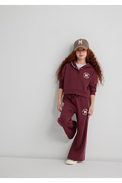 Mavi Jeans Printed Burgundy Sweatpants 7010032-70393