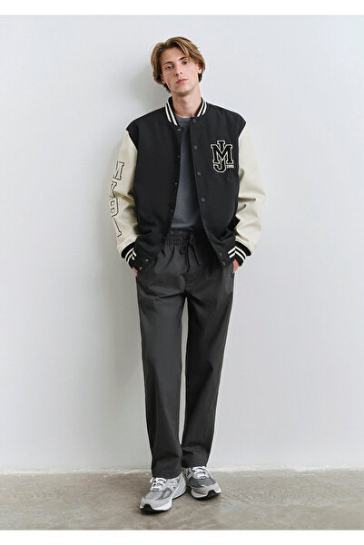 Mavi Anthracite Trousers with Stitching Detail 0010477-80106