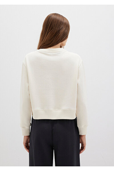 Mavi Crew Neck Ecru Sweatshirt 1S10387-70049