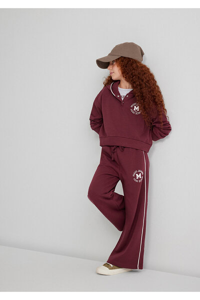 Mavi Jeans Printed Burgundy Sweatpants 7010032-70393