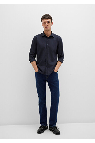 Mavi Синя сорочка Slim Fit / вузький крій 0211673-70489