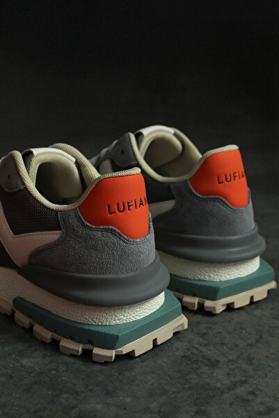 Lufian 121230035 Stella Leather Unisex Sneaker Shoes Gray
