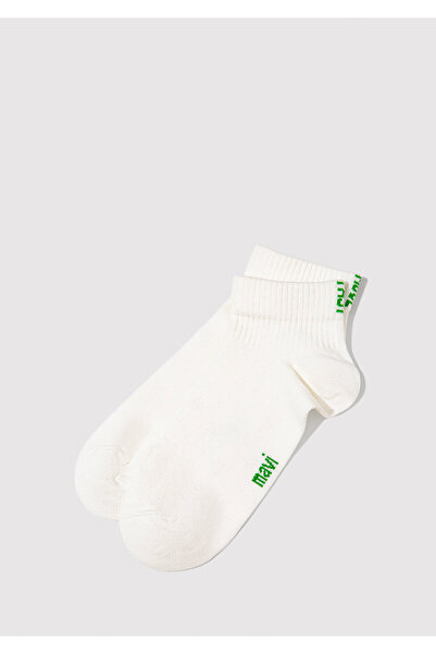 Mavi Move Fast Printed Ecru Booties Socks 0911605-20844