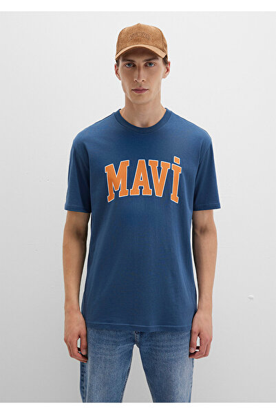 Mavi T-Shirt mit Logo-Print, lockere Passform / bequemer Schnitt 0611711-90609