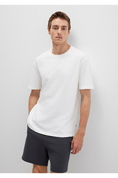 Mavi White Basic T-Shirt Loose Fit / Loose Casual Cut 0612823-70057
