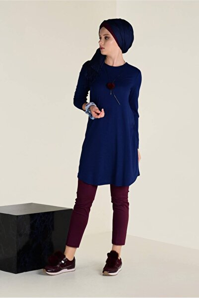 Alvina Cycling Collar Knitting Tunic 4578