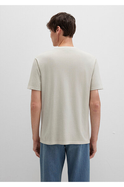 Mavi Τυπωμένο μπεζ μπλουζάκι Loose Fit / Loose Casual Cut 0612933-70134