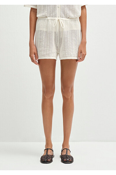 Mavi Strukturierte Ecru-Shorts 1410223-70057