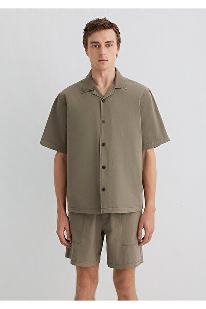 Mavi Χακί πουκάμισο Loose Fit / Χαλαρή Άνετη Κοπή 0211544-89931