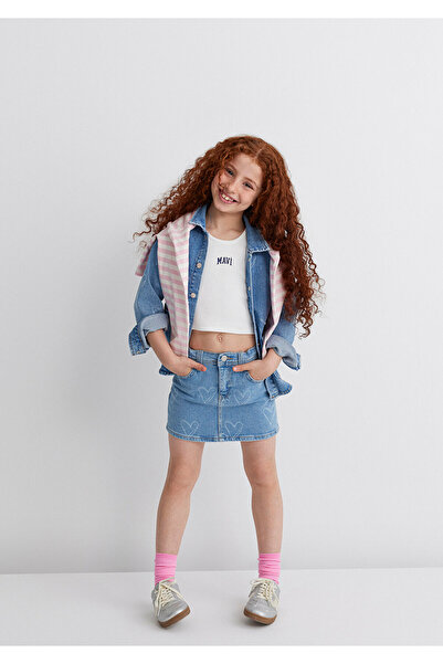 Mavi Fusta Jean Albastru Deschis Laila 7310000-89486