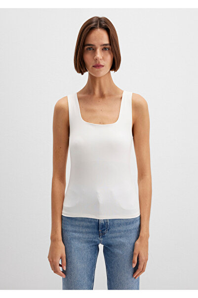 Mavi Ecru Polyamide T-Shirt Fitted / Fitted Cut 1613498-70057