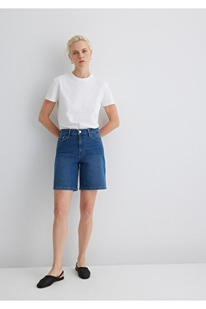 Mavi Eliana Everyday Dark Jean Shorts 1411221-89749