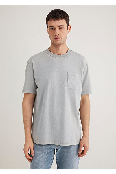Mavi Γκρι T-Shirt Loose Fit / Loose Relaxed Fit 0612596 -70119
