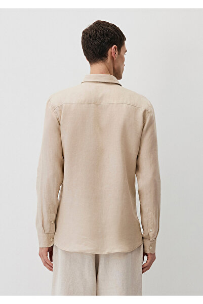 Mavi Beige Linen Shirt Slim Fit / Slim Fit 0211466-70004