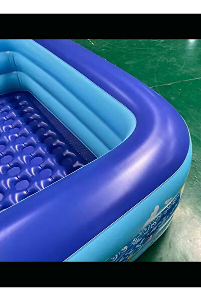 Generic Inflatable Swimming Pool for Kids 150x105x56cm Thickened, Ideal for Toddlers and Babies