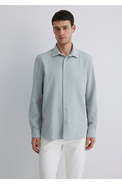 Mavi Light Green Shirt Regular Fit 0211518 -70148