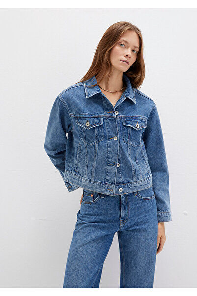 Mavi Jachetă de jeans Megi Blue Premium Indigo Blue 1110389 -89162