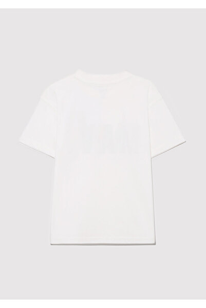 Mavi Printed Ecru T-Shirt Loose Fit / Loose Relaxed Cut 6610280 -70057