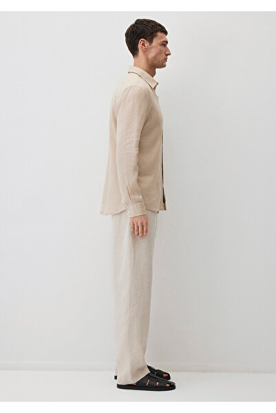 Mavi Beige Linen Shirt Slim Fit / Slim Fit 0211466-70004