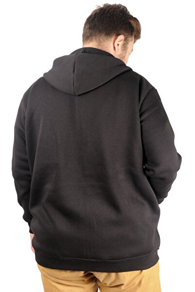 ModeXL Mode Xl Чоловічий світшот з капюшоном Michigan 21519 Чорний