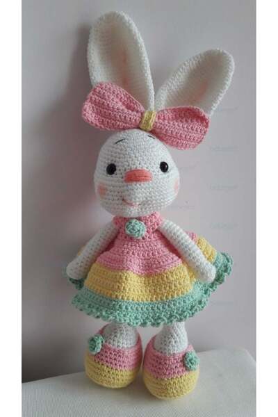 Genel Markalar Organik Kız Örgü Amigurumi Oyuncak Bebek