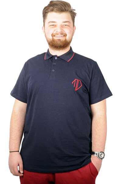 ModeXL Mode Xl Великий розмір Футболка Поло Кишеня Sup Md Basic 21555 Синій