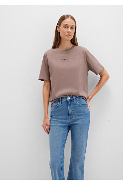 Mavi Τυπωμένο καφέ T-Shirt Regular Fit 1613147 -70383