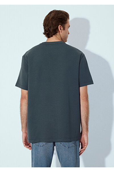 Mavi Μπλουζάκι Μαύρο Πράσινο Basic Loose Fit / Χαλαρή Άνετη Κοπή 0612731-71598