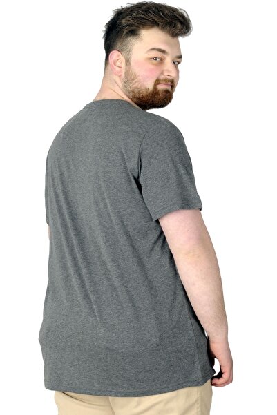 ModeXL Mode Xl Μπλουζάκι με στάμπα Night 22156 Antramelange